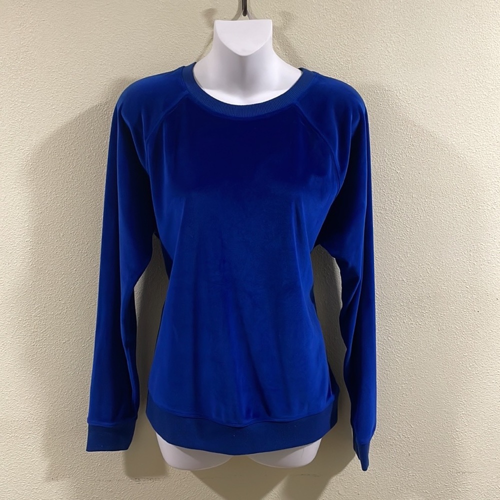 Laura Scott blue sweater Sz L